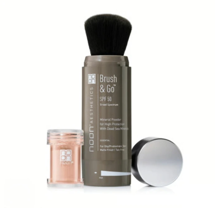 NOON Brush & Go SPF 50 Application